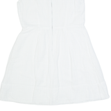 GAP Womens Fit & Flare Dress White Sleeveless Knee Length UK 8