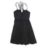 WHISTLES Womens Day Dress Black Sleeveless Knee Length UK 12