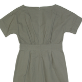 COS Womens Day Dress Green Short Sleeve Knee Length S