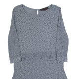 FAT FACE Womens Day Dress Green Spotted Knee Length UK 10