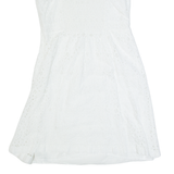 FAT FACE Womens Pencil Dress White Sleeveless Knee Length UK 14
