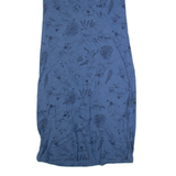 WHITE STUFF Womens T-Shirt Dress Black Floral Short Sleeve Long UK 12