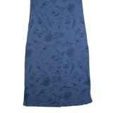 WHITE STUFF Womens T-Shirt Dress Black Floral Short Sleeve Long UK 12