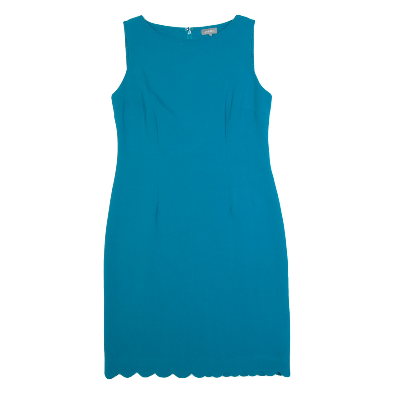 JAEGER Womens Pencil Dress Blue Sleeveless Midi UK 12 – Cerqular