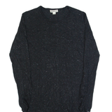 WHISTLES Womens Jumper Dress Black Knit Long Sleeve Knee Length UK 4