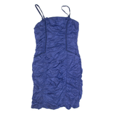 WHISTLES Womens Bodycon Dress Blue Sleeveless Knee Length UK 12
