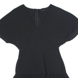 ALL SAINTS Womens Day Dress Black Short Sleeve Short UK 4