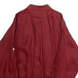 RIK SON Overshirt Mens Jacket Red 90s L