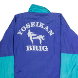 Yoseikan Brig Mens Shell Jacket Purple Nylon 90s Colourblock XL