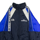 PRIMATO AC Sementina Mens Rain Jacket Blue Nylon 90s Hooded L