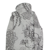 DESIGUAL Womens Track Jacket Grey Floral M