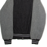 Mens Bomber Jacket Grey L