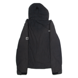 JACK WOLFSKIN Womens Rain Jacket Grey Hooded UK 10