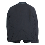 DIESEL Mens Blazer Jacket Black Pinstripe M