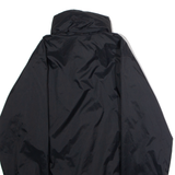 COLUMBIA Womens Rain Jacket Black Nylon Hooded S