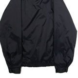 COLUMBIA Womens Rain Jacket Black Nylon Hooded S