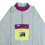 FILA Mens Pullover Jacket Grey Colourblock M