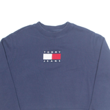 TOMMY HILFIGER Cropped Womens Sweatshirt Blue S