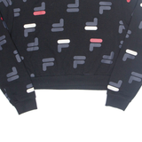 FILA Cropped Womens Sweatshirt Black M