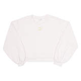 PUMA Cropped Womens Sweatshirt Pink XS