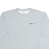 NIKE Mens Sweatshirt Grey S