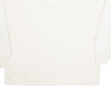 ADIDAS Womens Sweatshirt Beige 1/4 Zip UK 16