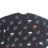 FILA Cropped Womens Sweatshirt Black XL