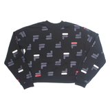 FILA Cropped Womens Sweatshirt Black XL