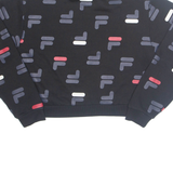FILA Cropped Womens Sweatshirt Black XL