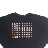 DKNY Cropped Womens Sweatshirt Black M