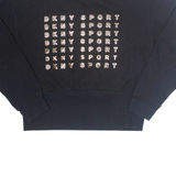 DKNY Cropped Womens Sweatshirt Black M