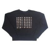 DKNY Cropped Womens Sweatshirt Black M