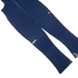 COBOR Womens Overalls Blue Regular Wool 90s M W34 L28