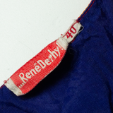 RENE DERHY! Womens Fit & Flare Dress Red 90s Floral Short Sleeve Short S