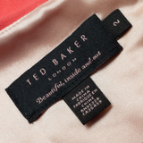 TED BAKER Womens Shift Dress Black Sleeveless Knee Length M