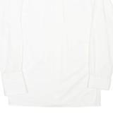 MARC THOMBARD Mens Plain Shirt Cream Long Sleeve L