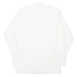 MARC THOMBARD Mens Plain Shirt Cream Long Sleeve L