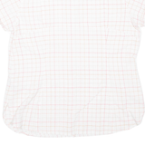 COLUMBIA Womens Shirt White Nylon Check L