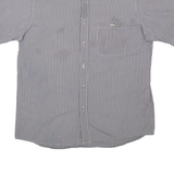 LACOSTE Mens Shirt Grey Check M