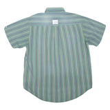 SLOT MACHINE Mens Shirt Green Striped L