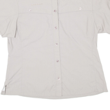 MAMMUT Womens Plain Shirt Grey Nylon L