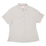 MAMMUT Womens Plain Shirt Grey Nylon L