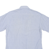C&A Mens Shirt Blue Striped L