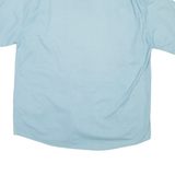 FINEST TAILOR Mens Plain Shirt Blue L