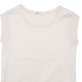 LIU JO Cheetah Womens Printed Vest Beige Sleeveless Animal Print M