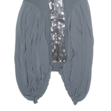 LIU JO Sequin Womens Blouse Grey S