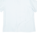 SPENGLER Womens Shirt Blue Collared Silk M