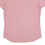 LEE Mens Shirt Red Plaid Short Sleeve L