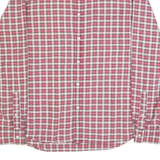 Vintage RALPH LAUREN DENIM & SUPPLY Mens Shirt Red 90s Check Long Sleeve L
