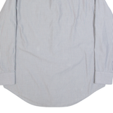 CALVIN KLEIN Slim Fit Mens Shirt Grey Striped Long Sleeve M
